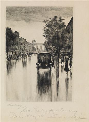 LESSER URY Two prints.